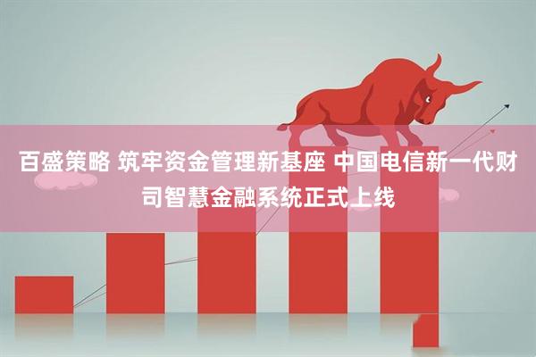 百盛策略 筑牢资金管理新基座 中国电信新一代财司智慧金融系统正式上线